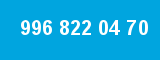 996 822 04 70